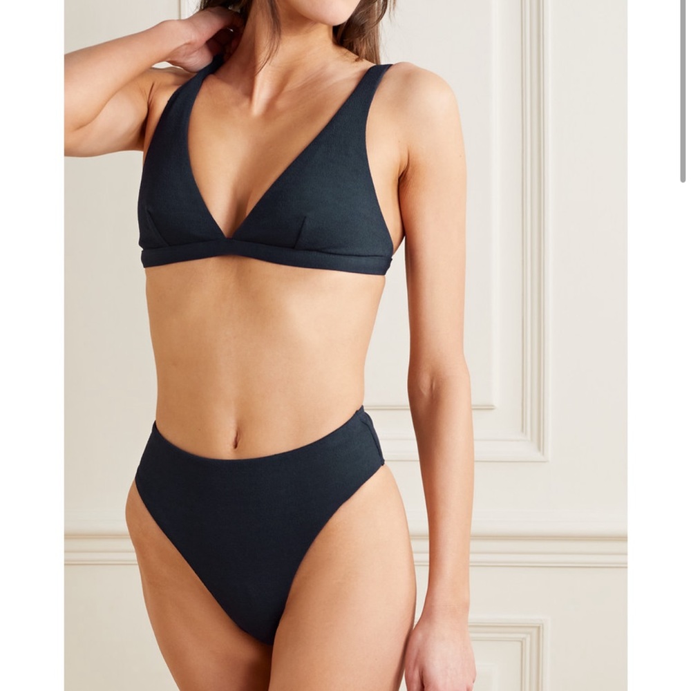MATTEAU bikini - Nineties bikini briefs & Plunge recycled triangle bikini top